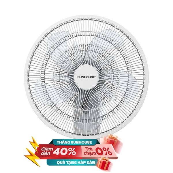 Quạt treo tường Sunhouse  10 cánh  60W