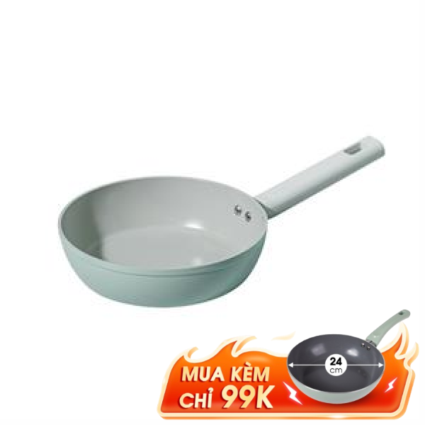 Chảo nhôm sâu chống dính đáy từ 24cm Elmich Verona EL-5968SK24