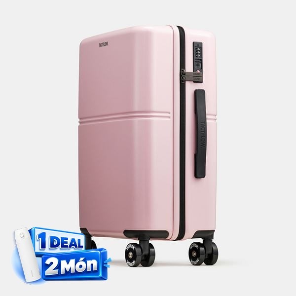 Vali kéo Tactflow TFT101SOFTPINK Suitcase 20 inch hồng nhạt