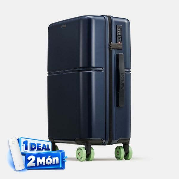 Vali kéo Tactflow TFT101DEEPNAVY Suitcase 20 inch xanh đậm