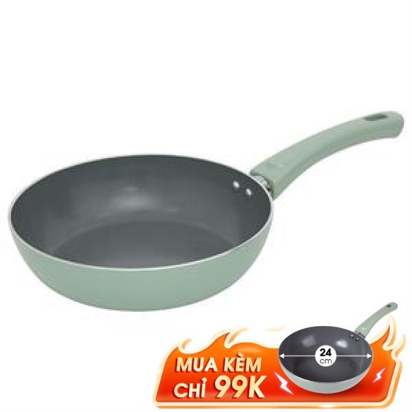 Chảo nhôm chống dính đáy từ 24 cm Elmich Daily 2356002SK24