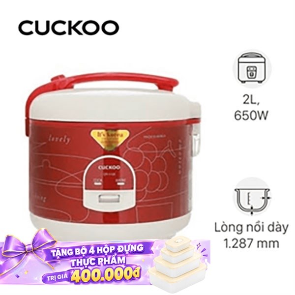 Nồi cơm nắp gài Cuckoo 2 lít CR-1122