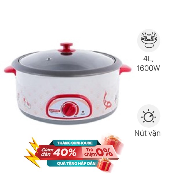 Nồi lẩu đa năng Sunhouse SH-525L 4 lít