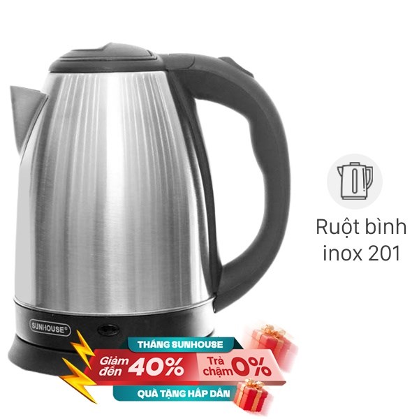 Bình đun siêu tốc Sunhouse 1.8 lít SHD1182