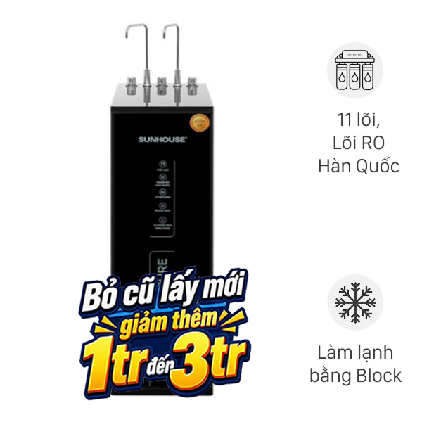 Máy lọc nước RO Sunhouse UltraPURE SHA76623KL