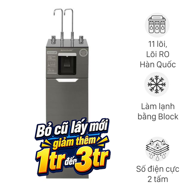 Máy lọc nước RO Sunhouse UltraX SHA76658SH