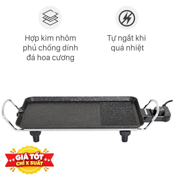 Bếp nướng điện Sunhouse 1500W SHD4607