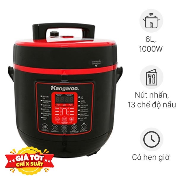 Nồi áp suất điện Kangaroo KG6P2 6 lít