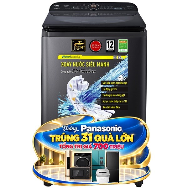Máy giặt Panasonic Inverter 10.5 Kg NA-FD10AR1BV