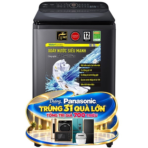 Máy giặt Panasonic Inverter 11.5 Kg NA-FD11AR1BV