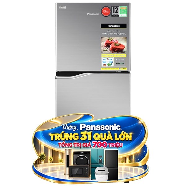Tủ lạnh Panasonic Inverter 170 lít NR-BA190PPVN