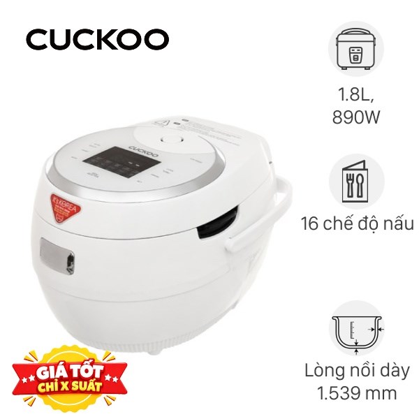 Nồi cơm điện tử Cuckoo 1.8 lít CR-1020F