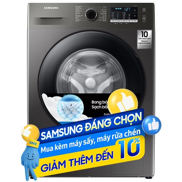 Máy giặt Samsung Inverter 9.5 kg WW95TA046AX/SV