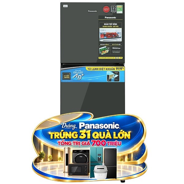 Panasonic Inverter 306 lít NR-TV341VGMV