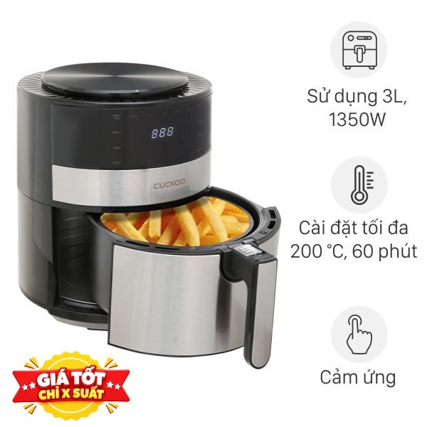 Nồi chiên không dầu Cuckoo 4.7 lít CAF-F0410T