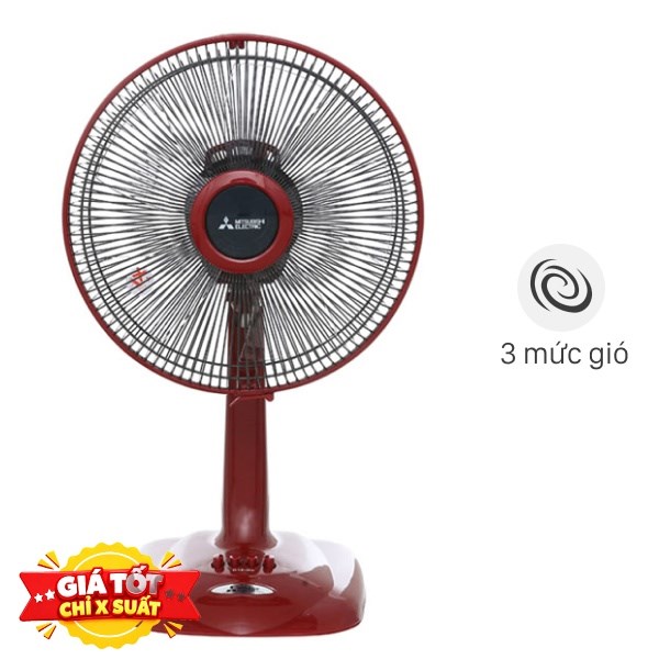 Quạt bàn Mitsubishi Electric  5 cánh D12-GA CY-RD 37W