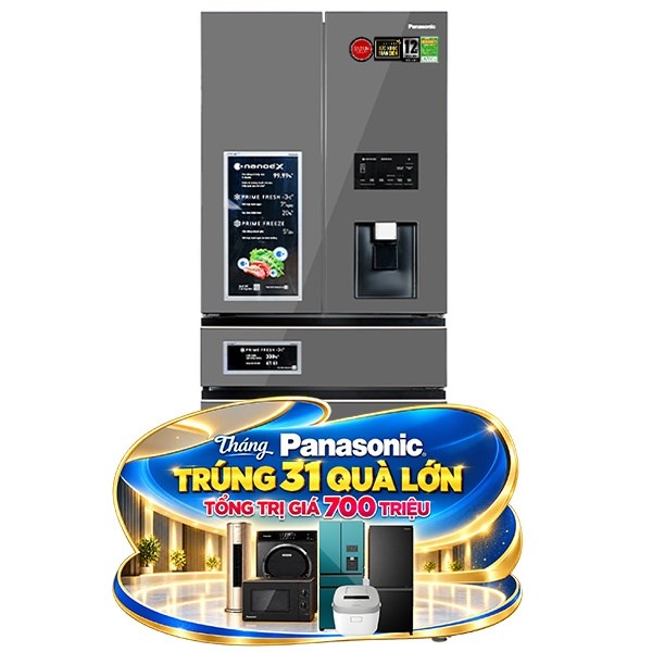 Panasonic Inverter 540 lít PRIME+ Edition NR-YW590YMMV