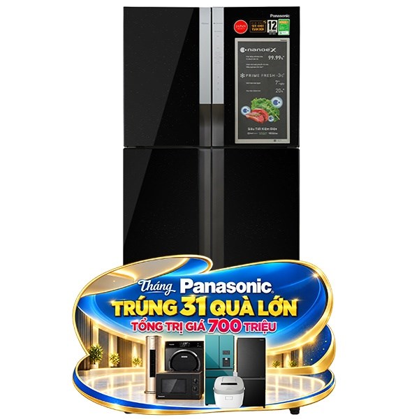 Panasonic Inverter 550 lít NR-DZ601YGKV