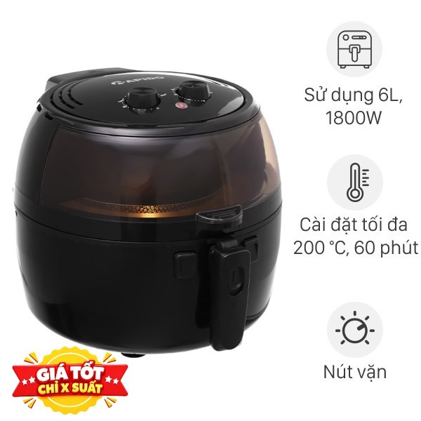 Nồi chiên không dầu Rapido 6.5 lít RAF6.5M2