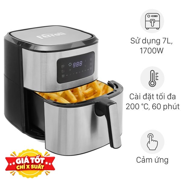 Nồi chiên không dầu Ferroli 7 lít FAF-7.0D