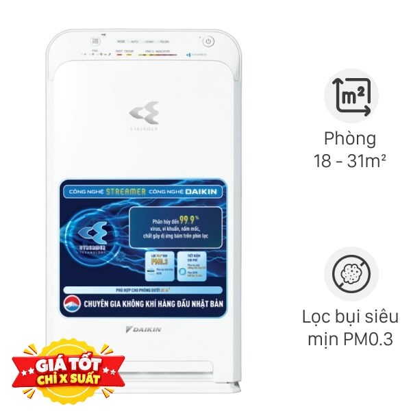 Máy lọc không khí Daikin MC40UVM6-7 23W