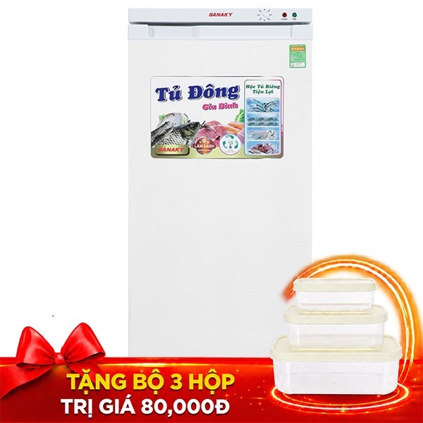 Tủ đông Sanaky  150 lít TD.VH180VD