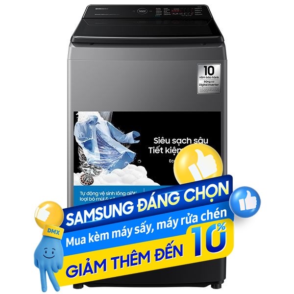 Máy giặt Samsung Inverter 9.5 kg WA95CG4545BDSV