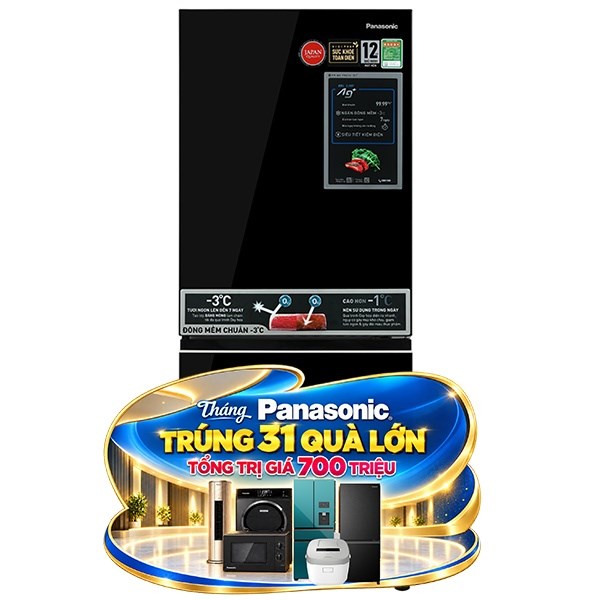 Tủ lạnh Panasonic Inverter 255 lít NR-BV281BGMV
