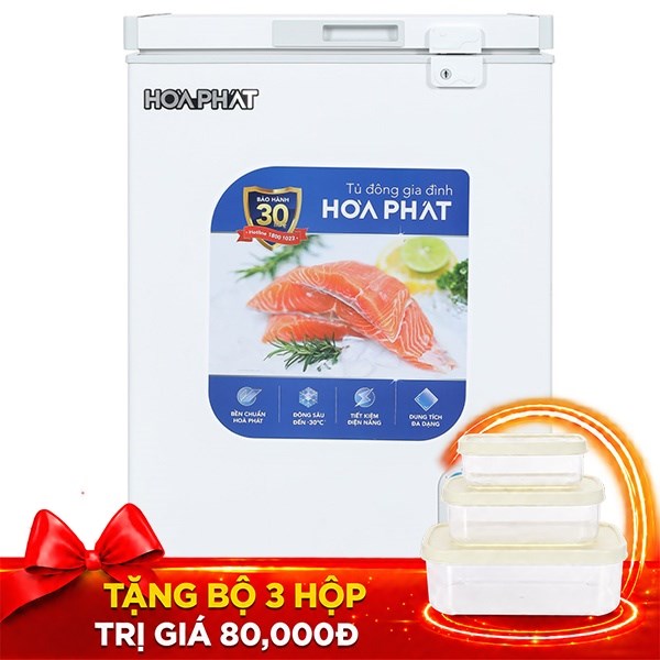 Tủ đông mini Hoà Phát  107 lít AN6107