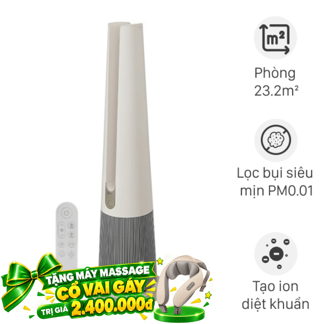 Máy lọc không khí LG PuriCare AeroTower Hit FS15GPBK0.ABAE 40W