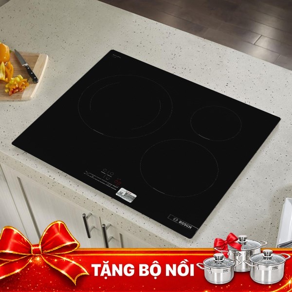 Bếp từ 3 vùng nấu âm Bosch PUJ611BB5E 4600W