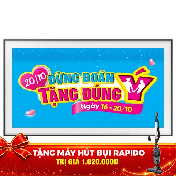 Smart Tivi Khung Tranh The Frame QLED Samsung AI 4K 65 inch QA65LS03D