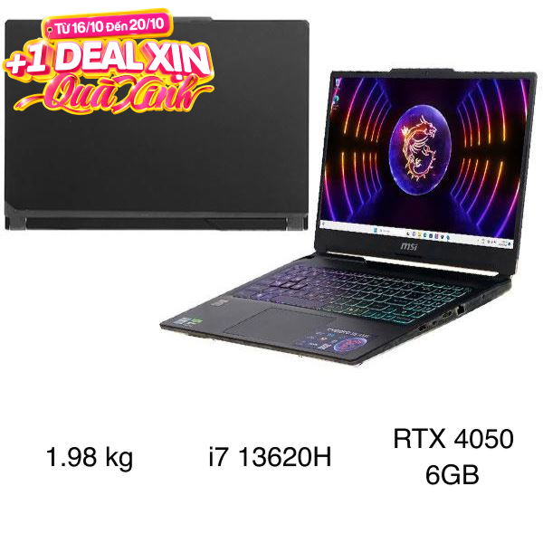 MSI Gaming Cyborg 15 A13VEK i7 13620H (1423VN)