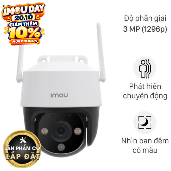 Camera IP Ngoài trời 360 Độ 3MP IMOU Cruiser 2C S7CP-3M0WE