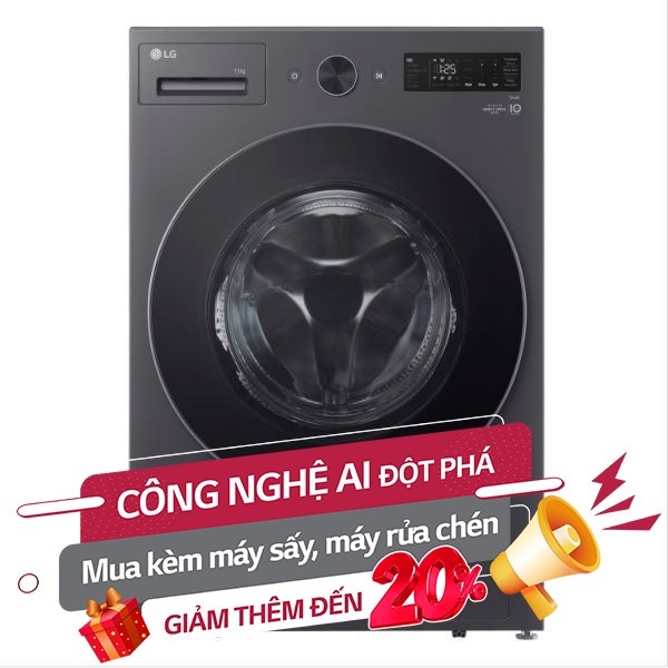 Máy giặt LG AI DD Inverter 15 kg F2515SNTG