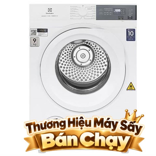Máy sấy thông hơi Electrolux 9 Kg EDV904H3WC