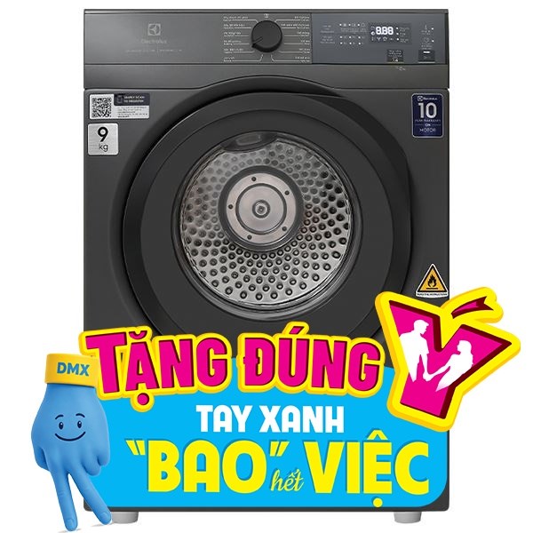Máy sấy thông hơi Electrolux 9 Kg EDV904N3SC