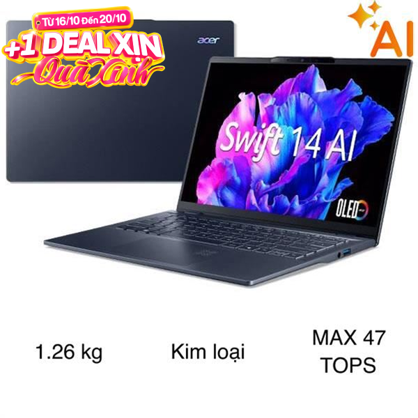 Acer Swift AI SF14 51 75VP Ultra 7 258V (NX.J2KSV.001)