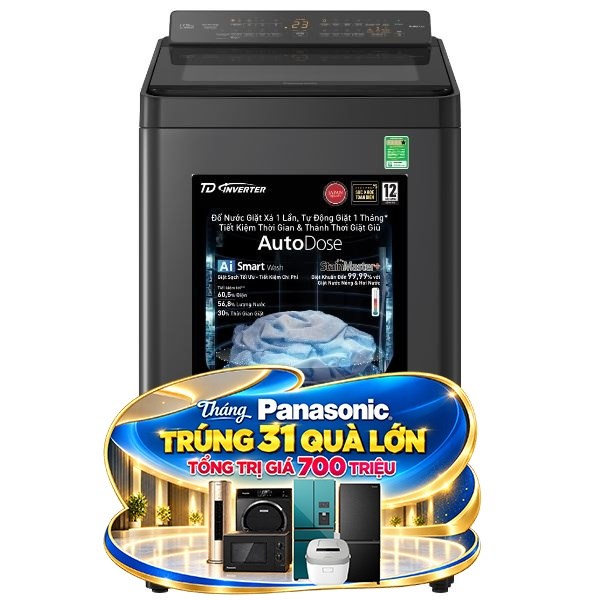 Máy giặt Panasonic Inverter 11.5 kg NA-FD115W3BV