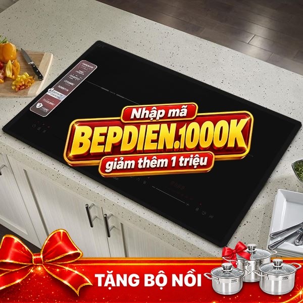Bếp từ đôi âm Kangaroo KGIC44D1T 4400W