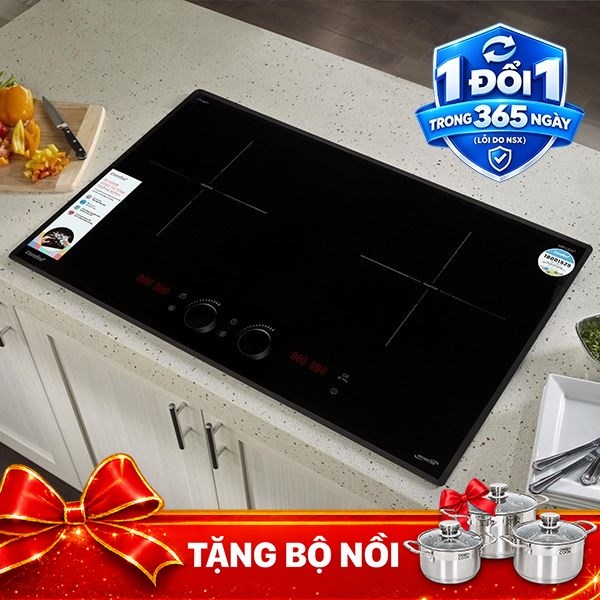 Bếp từ đôi âm Comfee CIH-52DHP 5200W