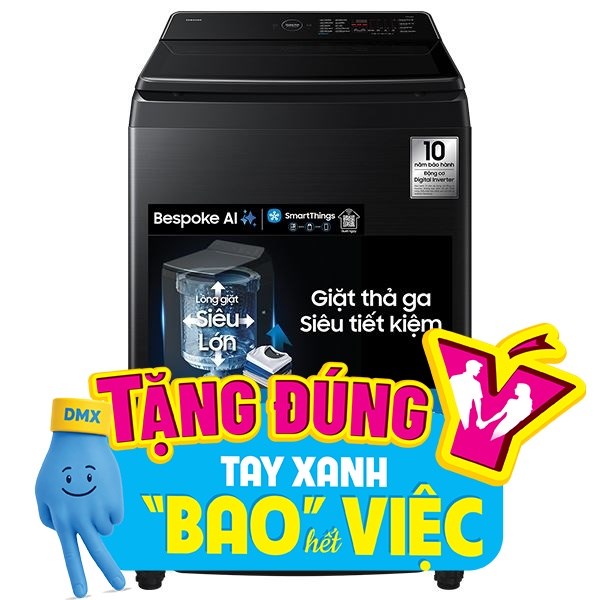 Máy giặt Samsung Inverter 19 kg WA80F19B9BSV