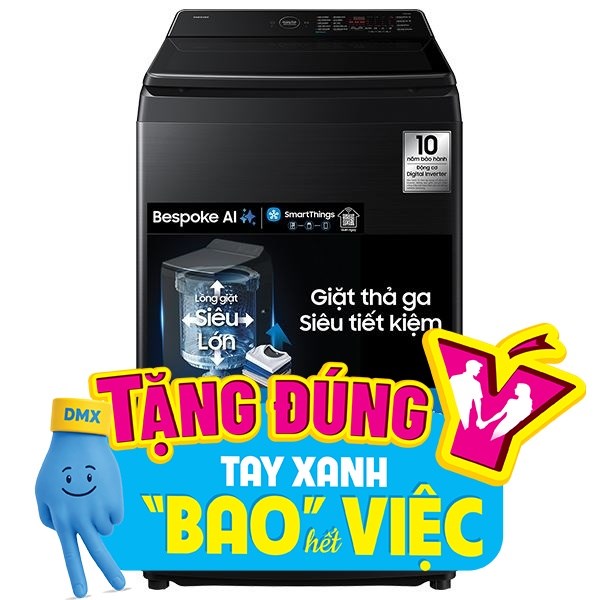 Samsung Inverter 15 Kg WA80F15B6BSV