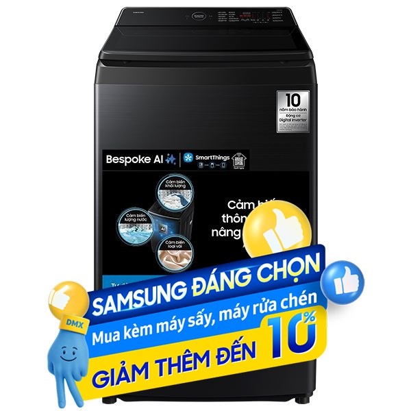 Samsung Inverter 13 Kg WA80F13S5BSV