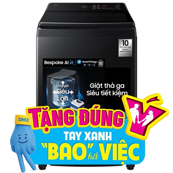 Máy giặt Samsung Inverter 21 kg WA80F21B9BSV