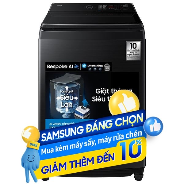 Samsung Inverter 21 Kg WA80F21B9BSV