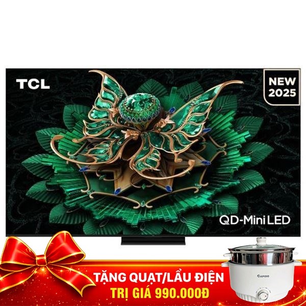 Google Tivi QD-Mini LED TCL AI 4K 65 inch 65C7K