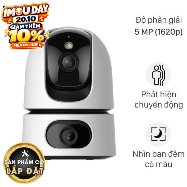 Camera IP 360 Độ 5MP IMOU Ranger Dual IPC-S2XP-10M0WED