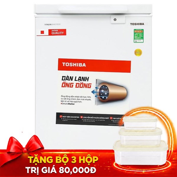 Tủ đông Toshiba Inverter 143 lít GR-RC185CM-PMV(01)