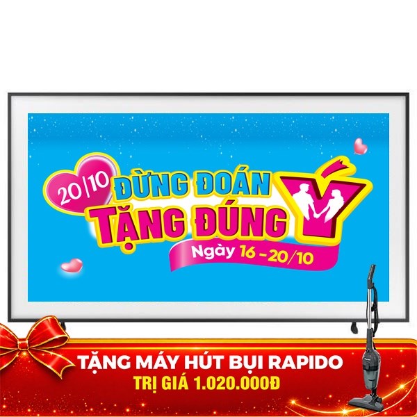 Smart Tivi Khung Tranh The Frame QLED Samsung AI 4K 55 inch QA55LS03F